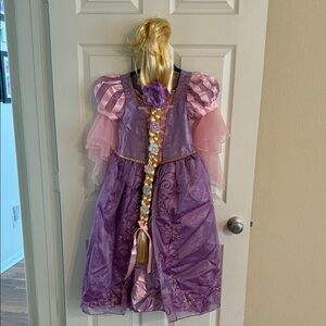 Rapunzel Princess Dress and Wig